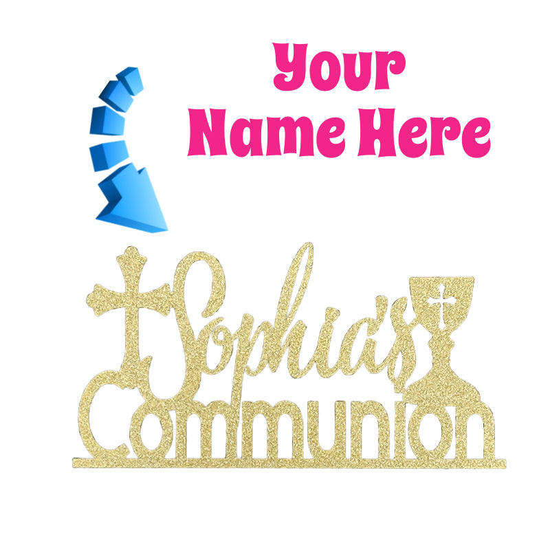 Custom Communion Topper