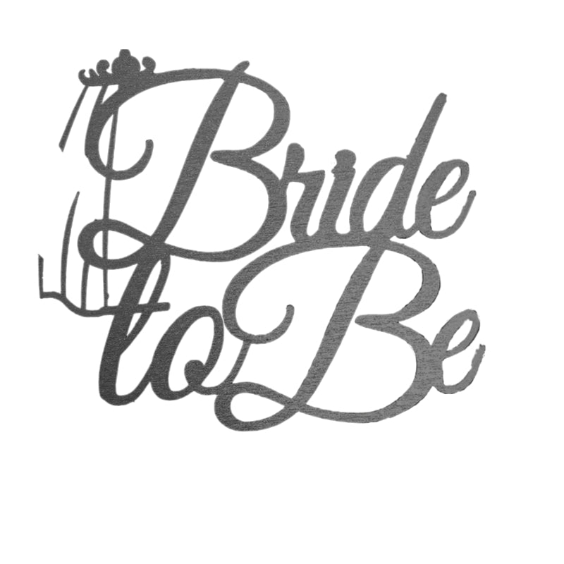 "Bride to be" Topper Choose your Colour