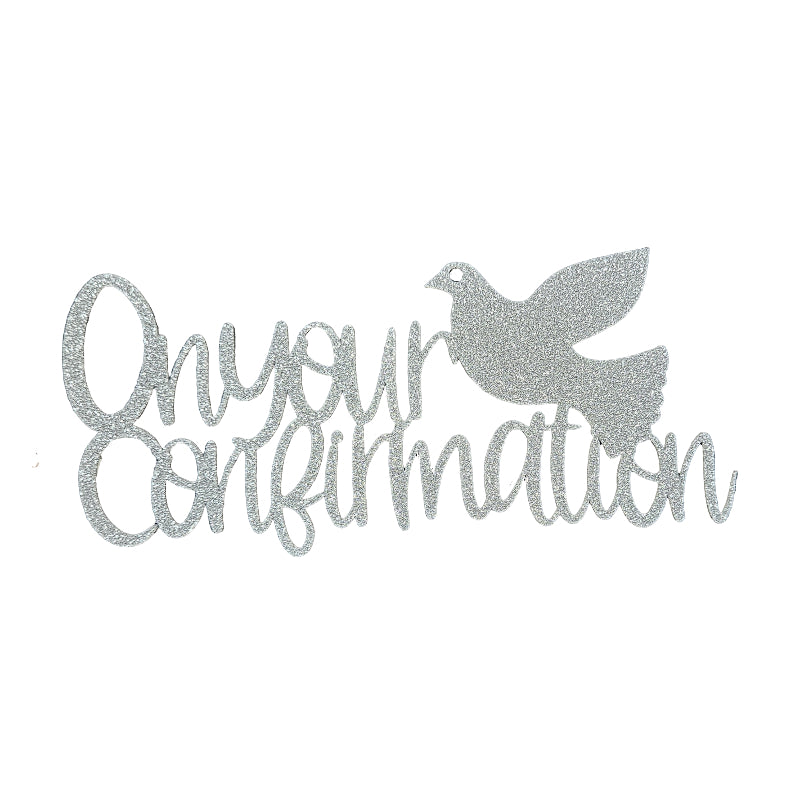 Confirmation Toppers 6" x 4" Approx