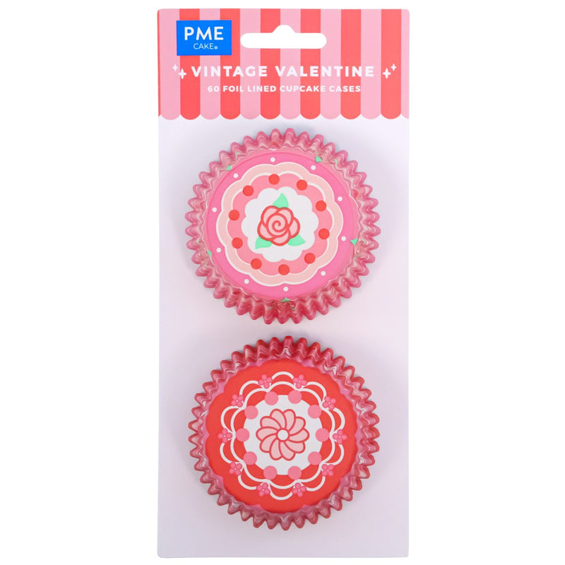PME Foil-lined Cases - Vintage Valentine, 60pk
