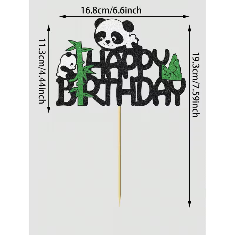 Panda Birthday Topper