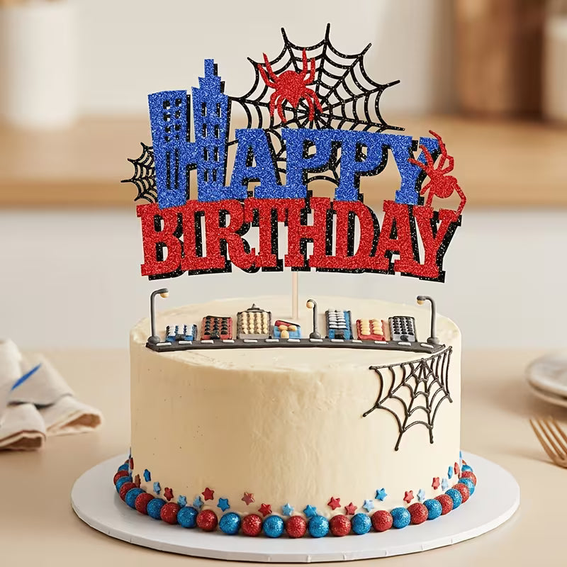Spiderman Birthday Topper