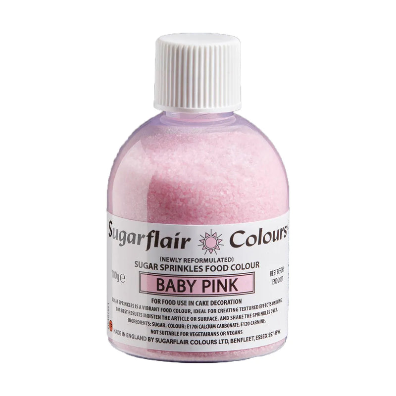 Baby Pink Sugar Sprinkles 100g