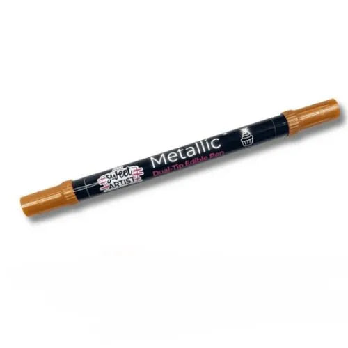 Sweet Artist Metallic Dual-Tip Edible Pen - Bronze