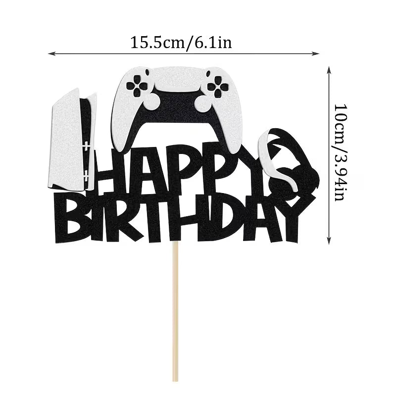 Gaming Birthday Topper