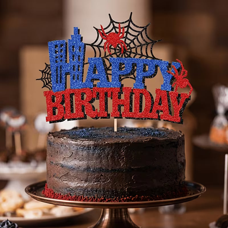 Spiderman Birthday Topper