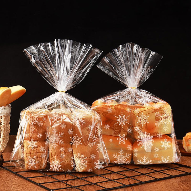 Food Safe Cellophane Roll Merry Christmas - 80cm x 20m