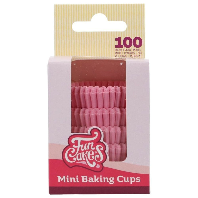 FunCakes Light Pink - Mini Baking Cups x 100