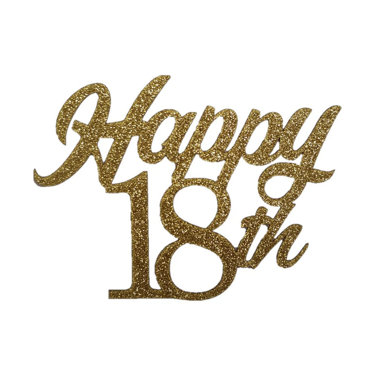 Occasion Number Toppers 4" x 4"