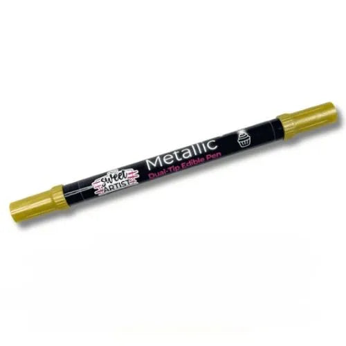 Sweet Artist Metallic Dual-Tip Edible Pen - Gold