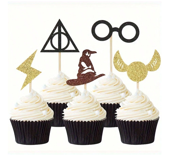 Harry Potter Cupcake Toppers 5pc