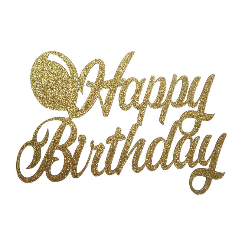 Happy Birthday Toppers 5" x 4" Approx (more coming soon)