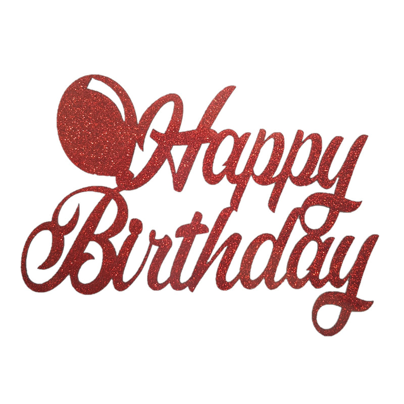 Happy Birthday Toppers 5" x 4" Approx (more coming soon)