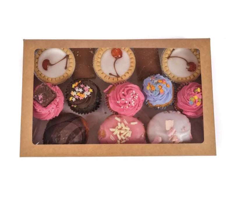 Kraft Brown Window Pop-Up Box 322mm x 200mm x 60mm