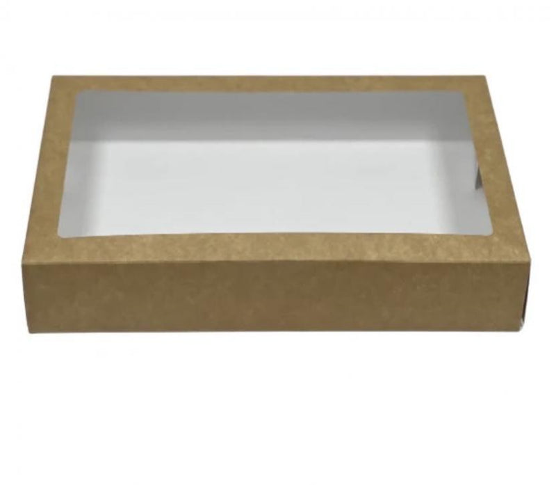 Kraft Brown Window Pop-Up Box 322mm x 200mm x 60mm