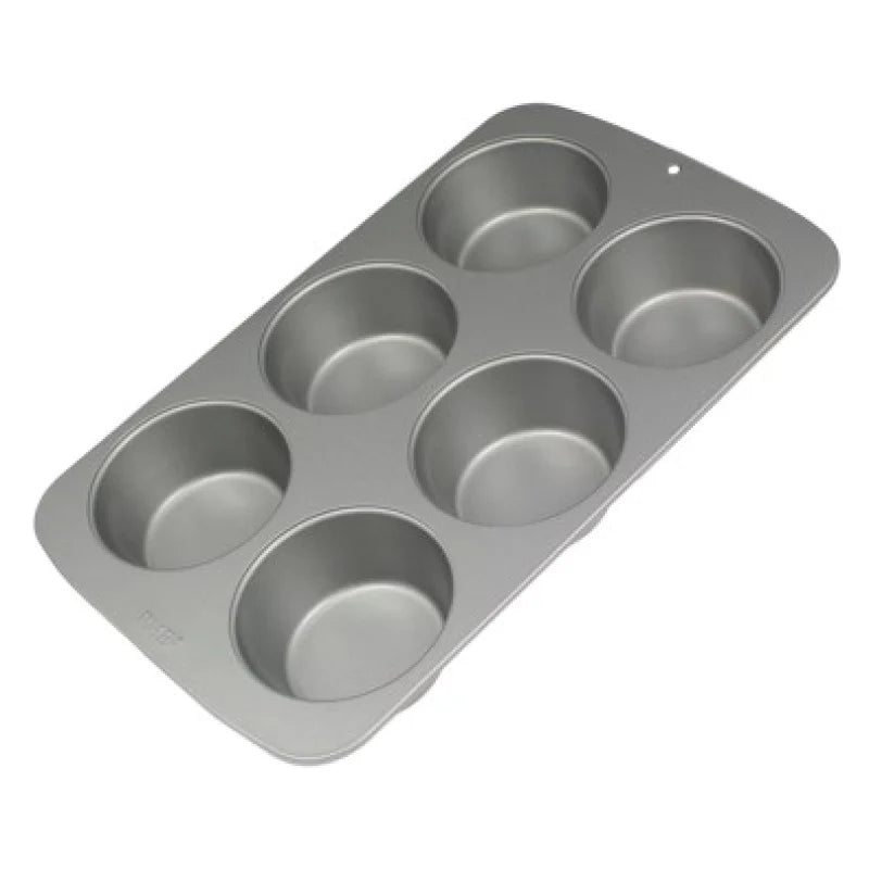 PME Non Stick 6 Cup Extra Large Muffin Pan - (31.3 x 21.7 x 4cm / 12.3 x 8.5 x 1.6”)