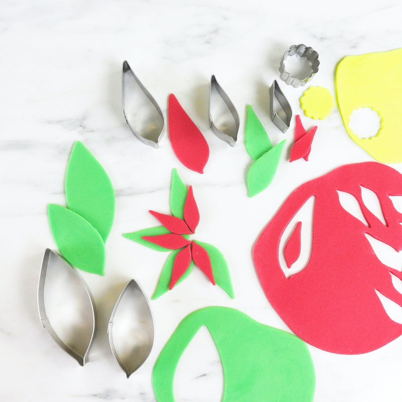 PME Stainless Steel Poinsettia Cutter x 6