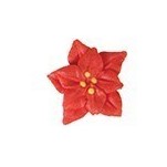 Holly & Poinsettia Sugar Pipings 20pk