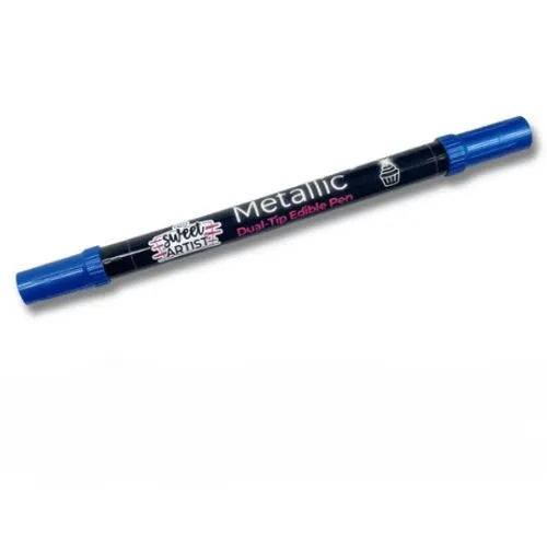 Sweet Artist Metallic Dual-Tip Edible Pen - Royal Blue