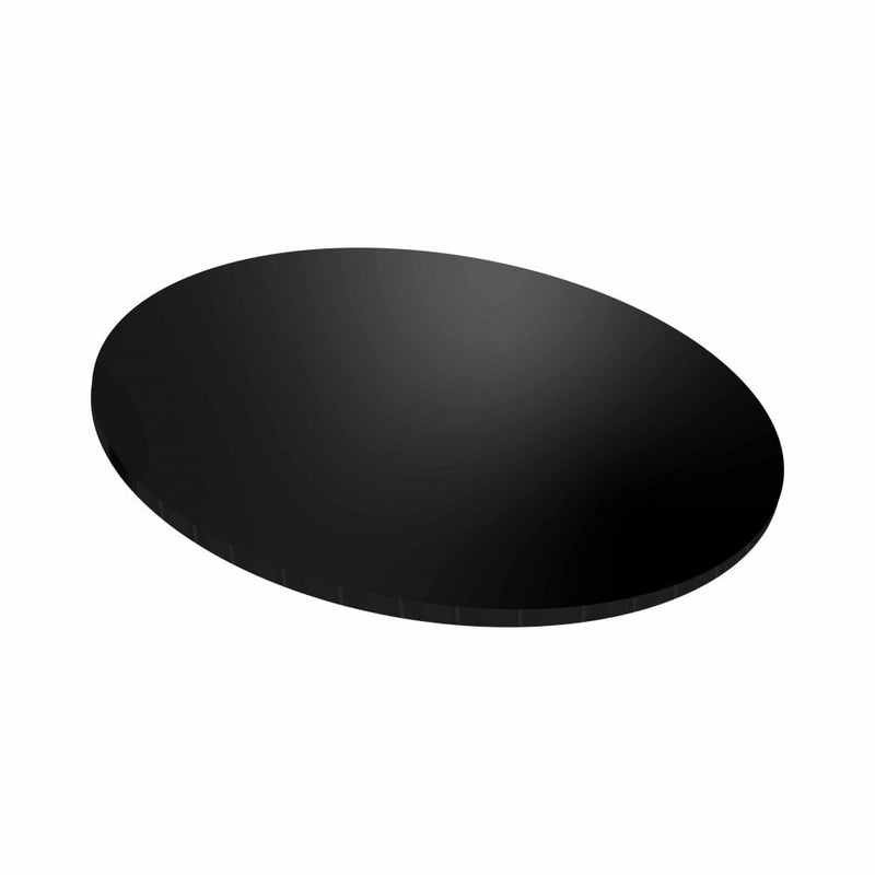 12" Black Masonite Cake Board 5mm Thick
