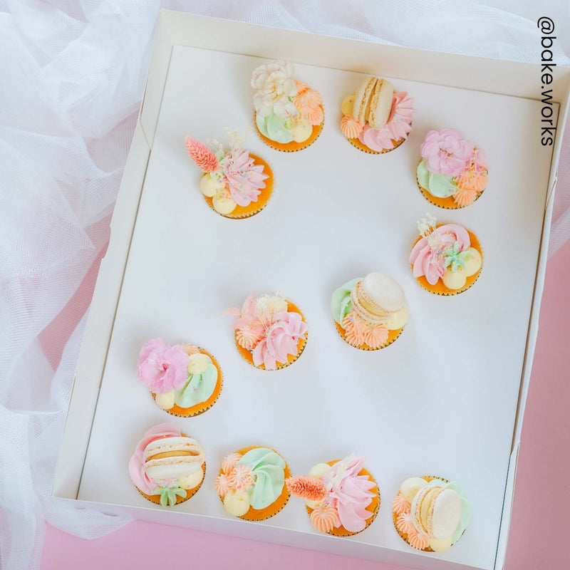 NEW ! Cupcake Number Boxes 0-9