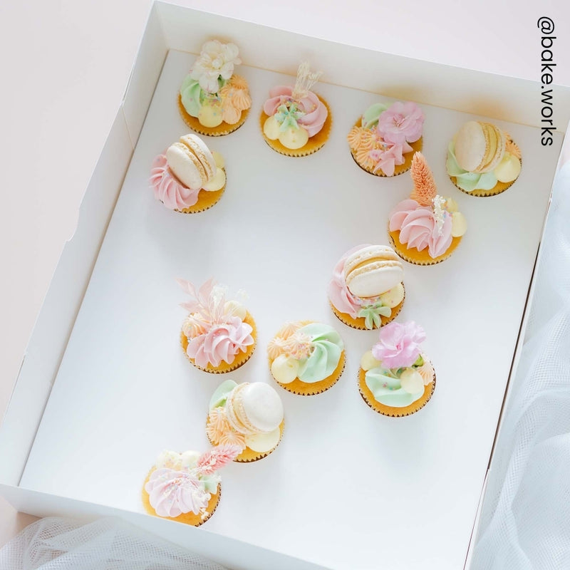 NEW ! Cupcake Number Boxes 0-9