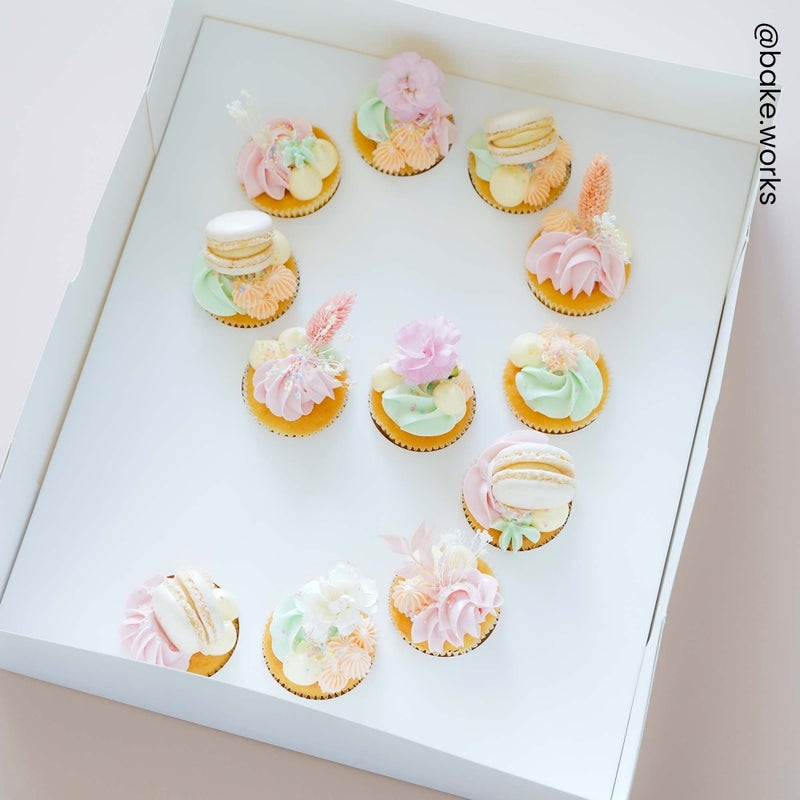 NEW ! Cupcake Number Boxes 0-9