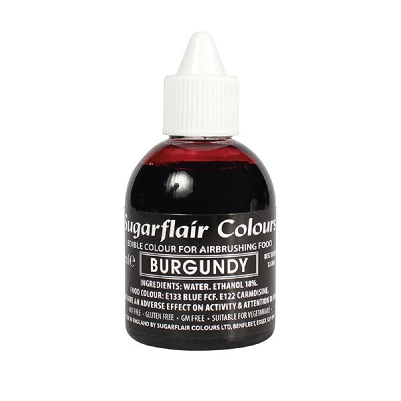 Sugarflair Airbrush Colour - Burgundy 60ml