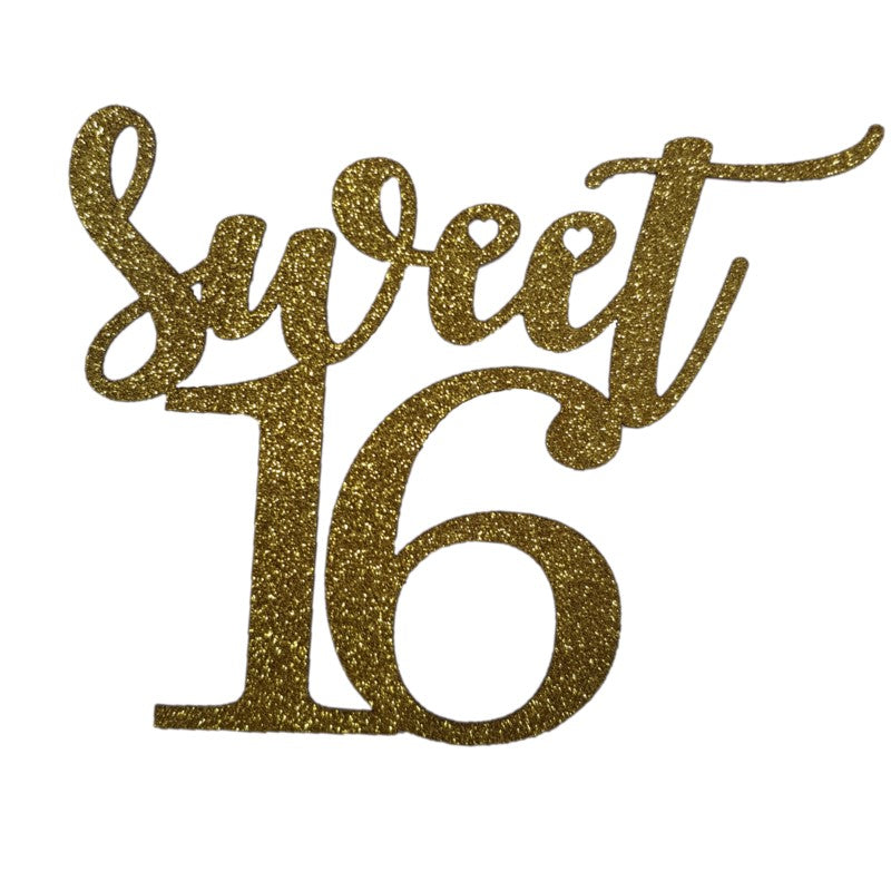 Occasion Number Toppers 4" x 4"