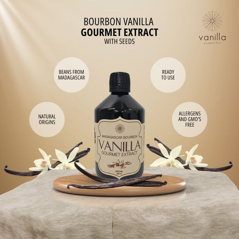 Bourbon Gourmet Vanilla Extract With Seeds - 2 sizes