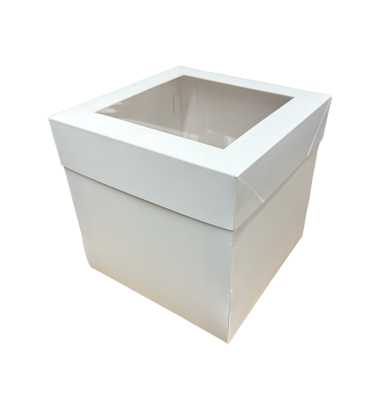 Tall Cake Box With Top Window - (10" X 10" X 10'')