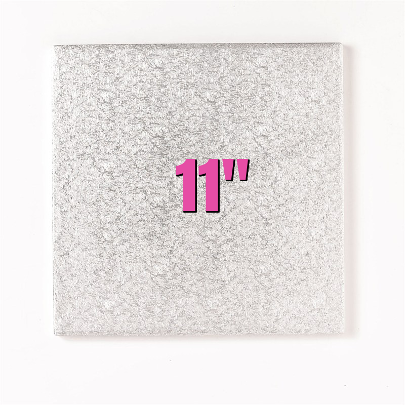11'' Square Cut Edge Cake Cards (1.75mm)