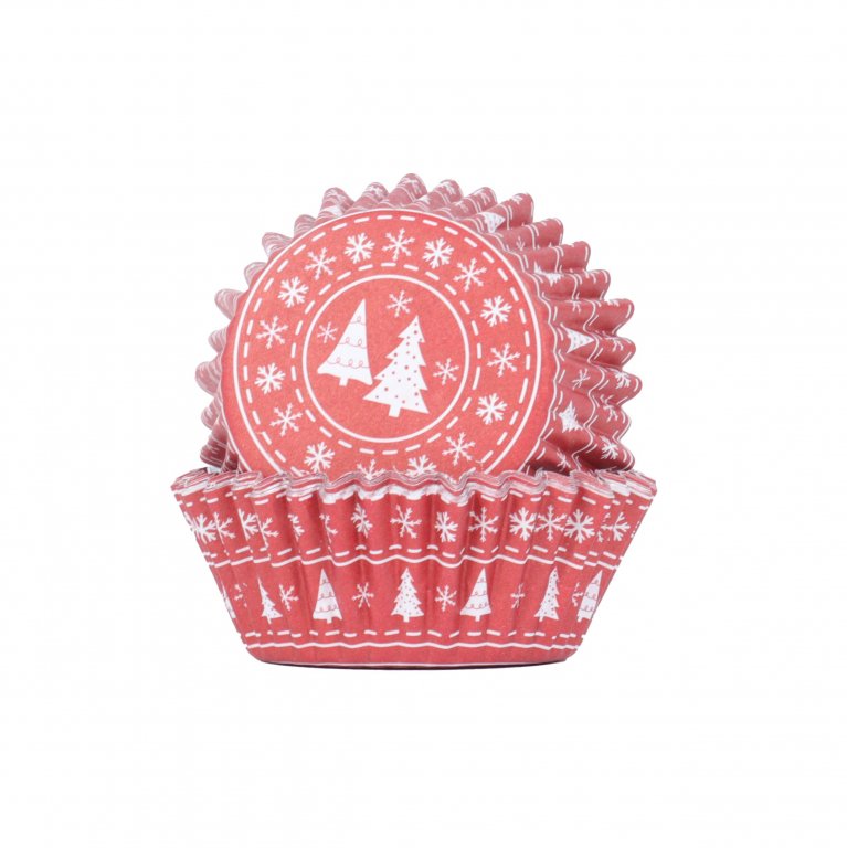 Christmas Jumper Foil Lined Cupcake Cases x 30