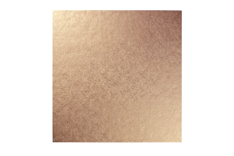 10" Rose Gold Masonite Sq Cake Board 3mm Thick