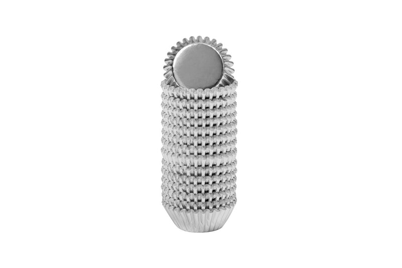 Professional Foil Petit Four Cases - Silver 200pk