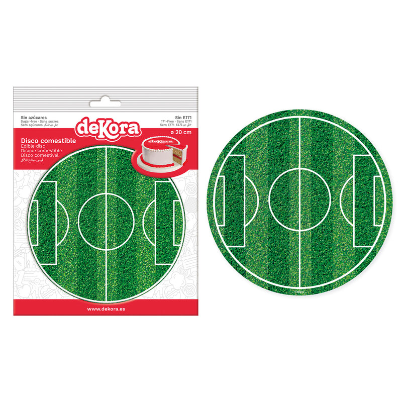 Edible 8" (20cm) Football Cake Disc