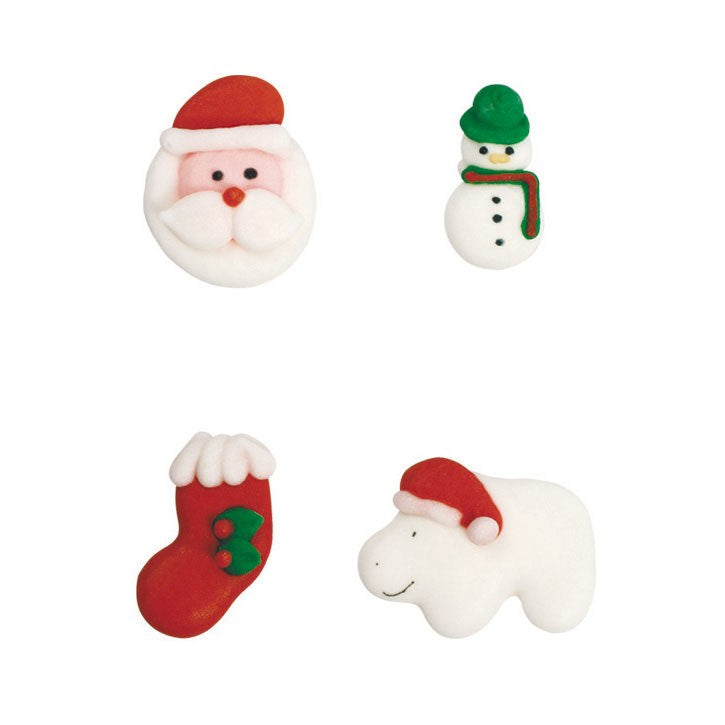 Edible Christmas Sugar Pipings x 20pk