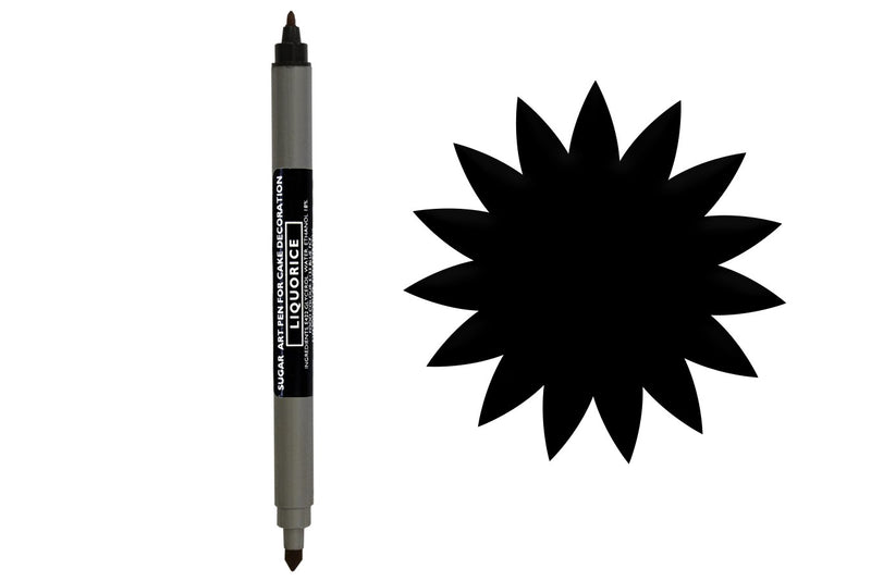 Sugar Art Double Ended Pen - Liquorice