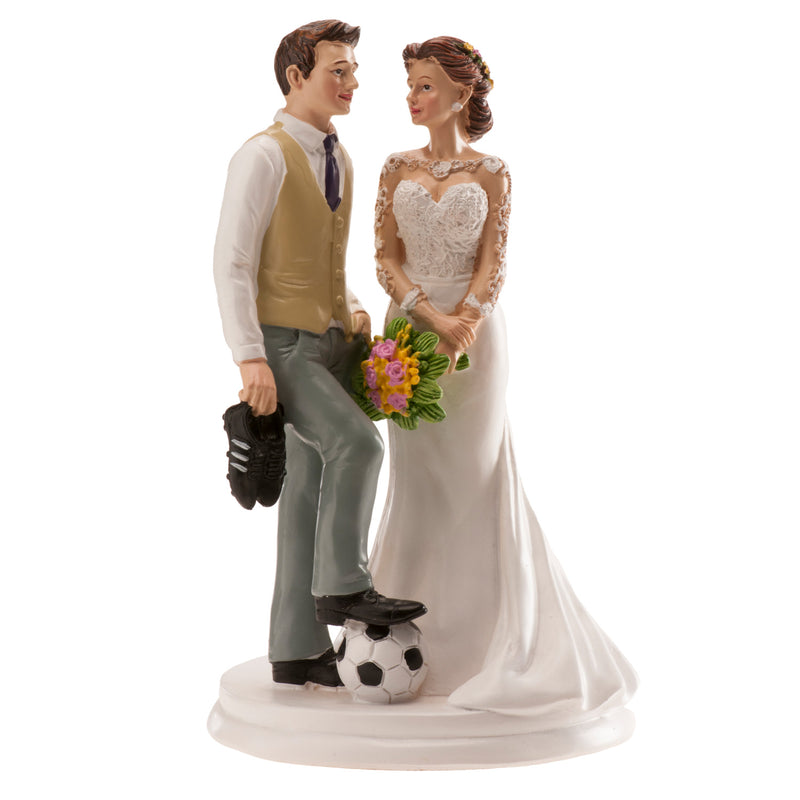 Football Wedding Couple 20cm