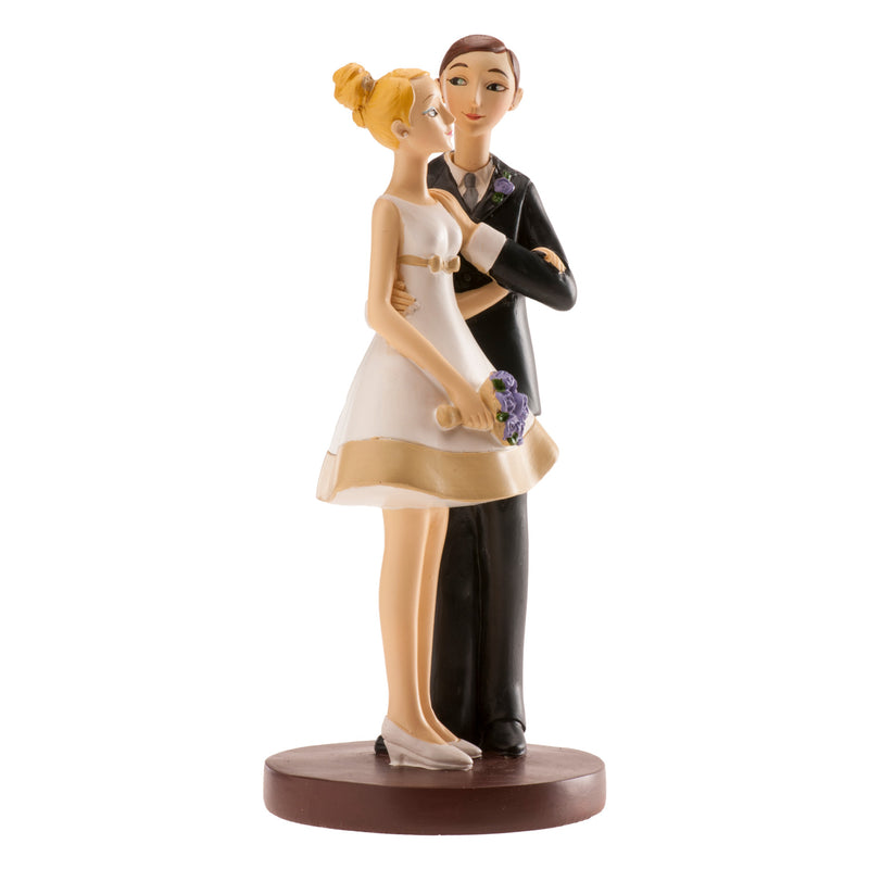 Purple Bouquet Couple 16cm