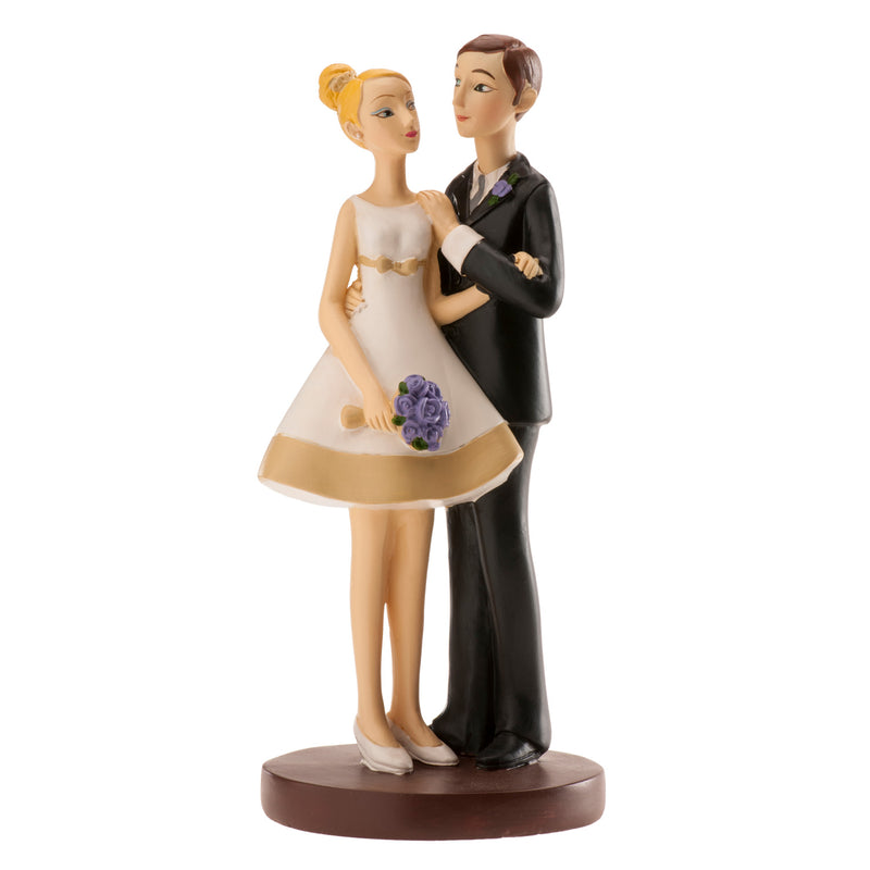 Purple Bouquet Couple 16cm