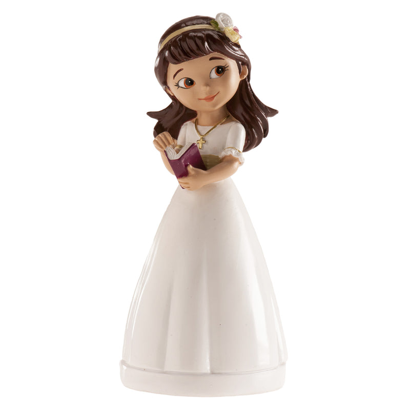 Dekora Resin Communion Girl With Book 6"