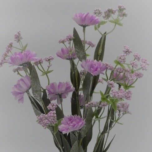 Pastel Coloured delicate floral petals with foliage