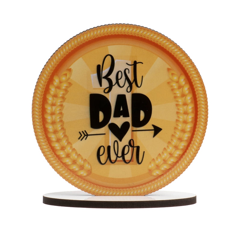 Best Dad Ever 4" x 4"