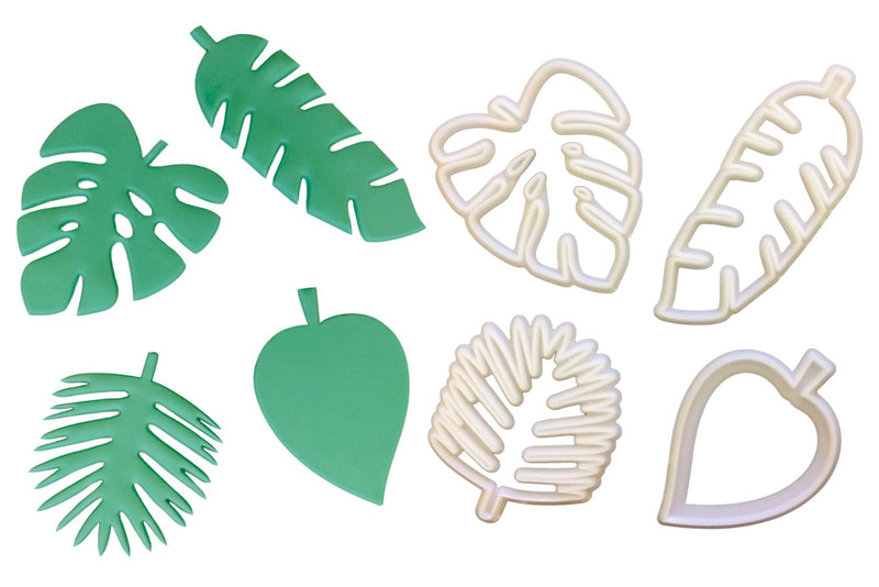 Totally Tropical Leaves Cutter 4 set