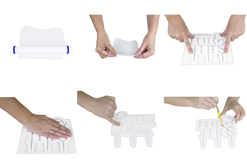 PME : Cake Topper Cutter - Mr & Mrs - Modern