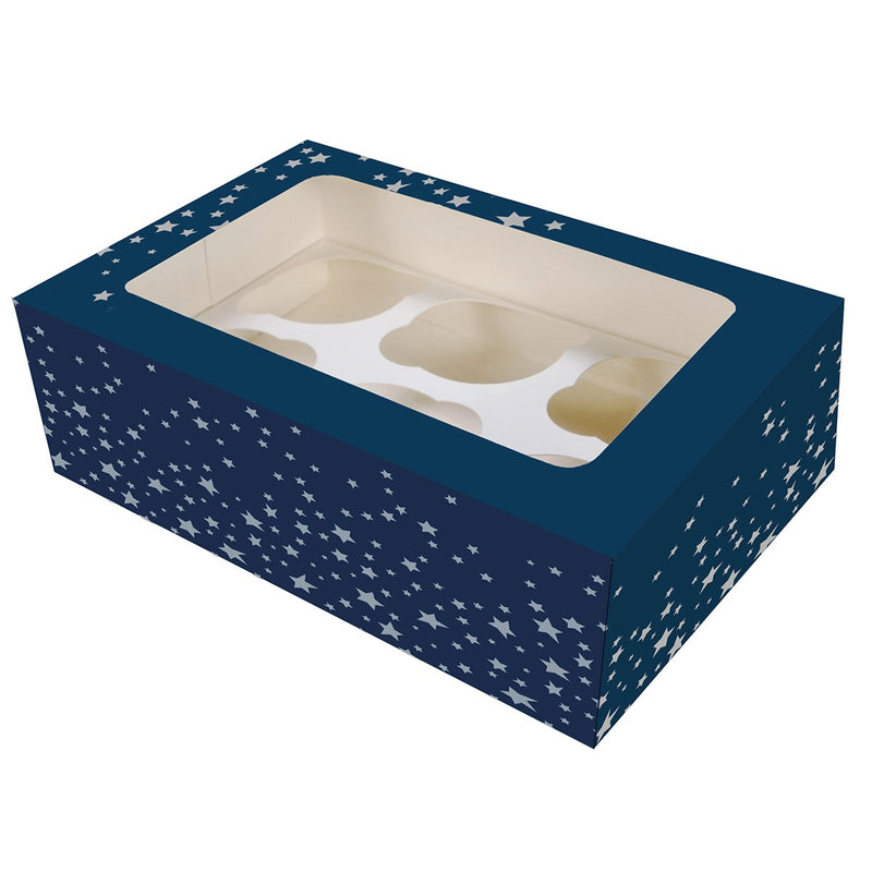 6/12 Cupcake Box Starry Night