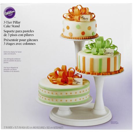 Wilton 3-Pillar Cake Stand