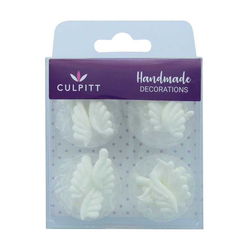 Angel Wings Sugar Decorations - 16 Pieces