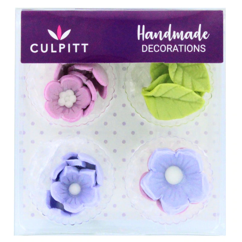 Lilac Flower And Leaves - 16 Pieces